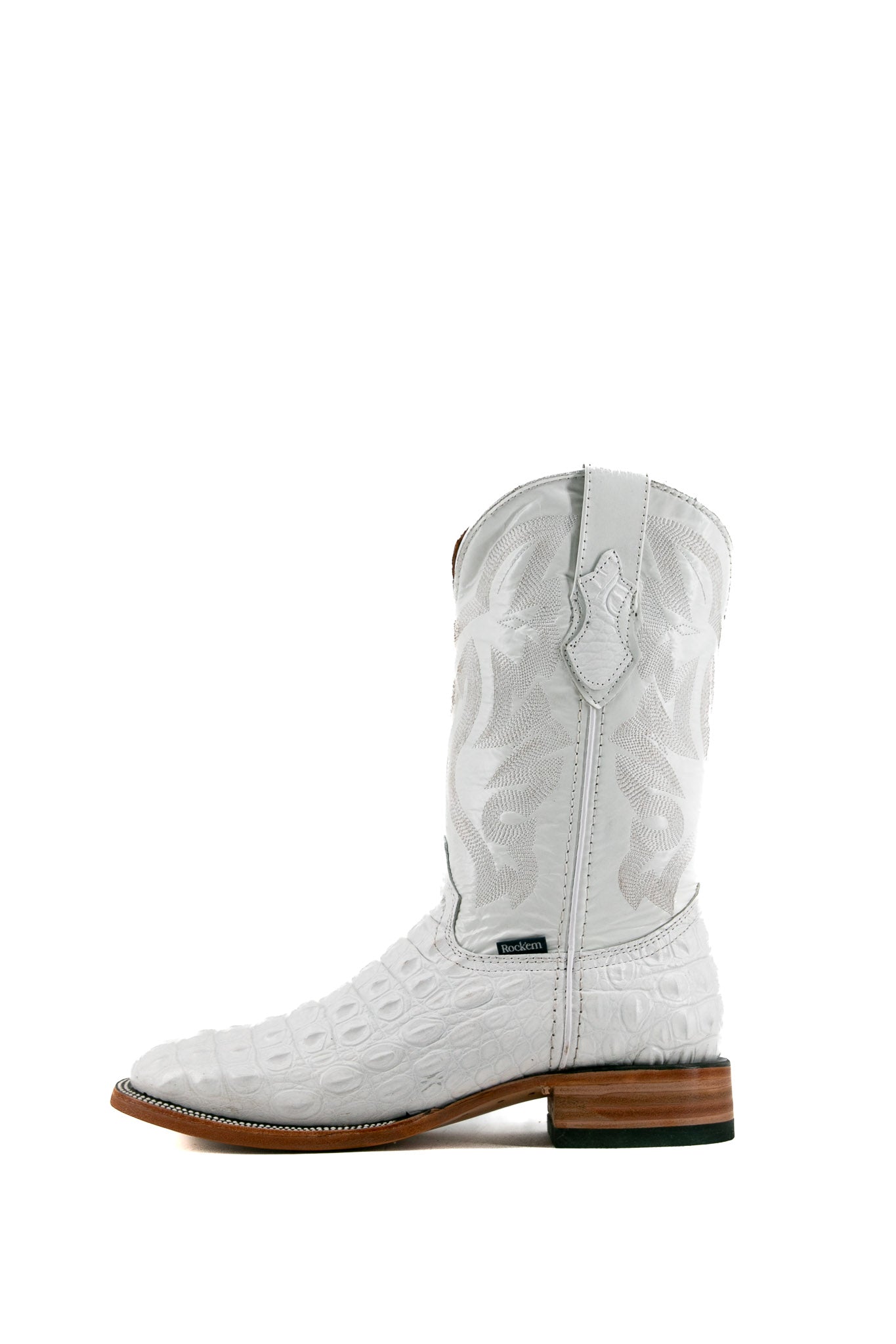 Caiman Hornback Square Toe Cowboy Boot