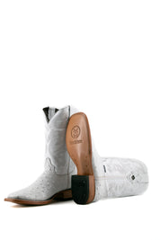 Ostrich Ranch Square Toe Cowboy Boot