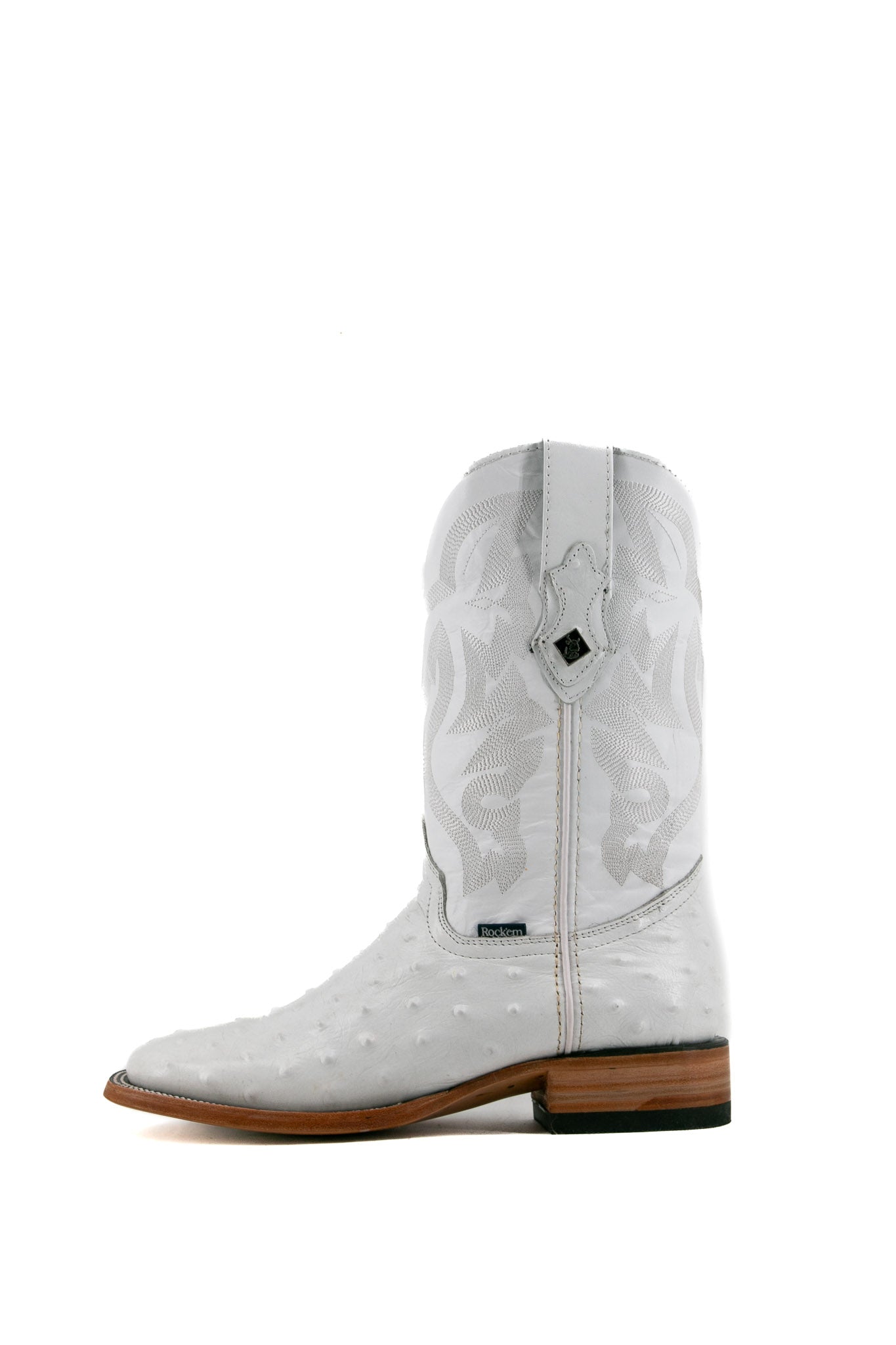 Ostrich Ranch Square Toe Cowboy Boot