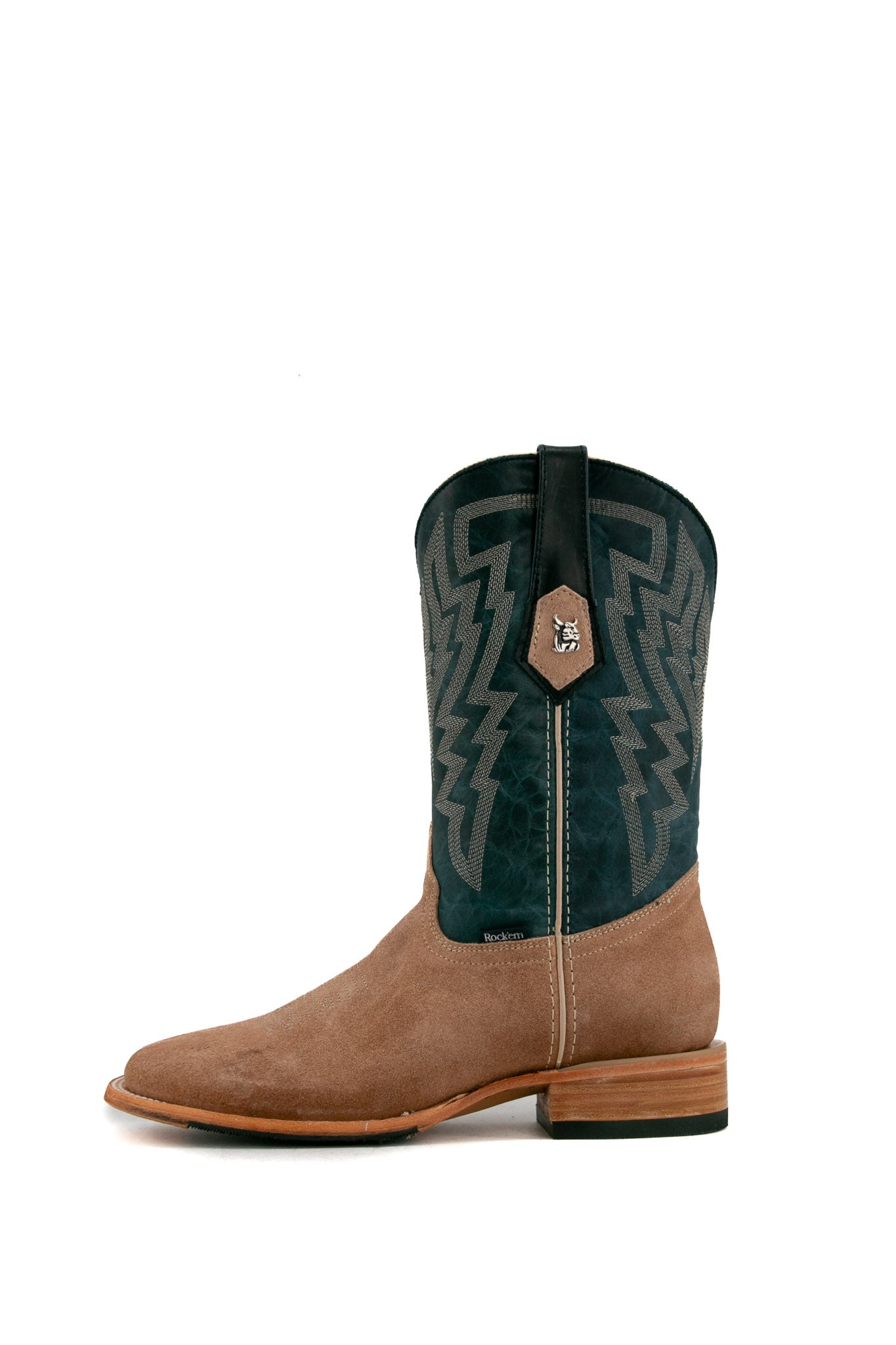 Maverick Roughout Square Toe Cowboy Boot