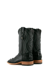 Caiman Tail Hornback Square Toe Cowboy Boot