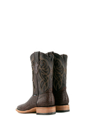 Lizard Square Toe Cowboy Boot