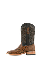 Lizard Square Toe Cowboy Boot