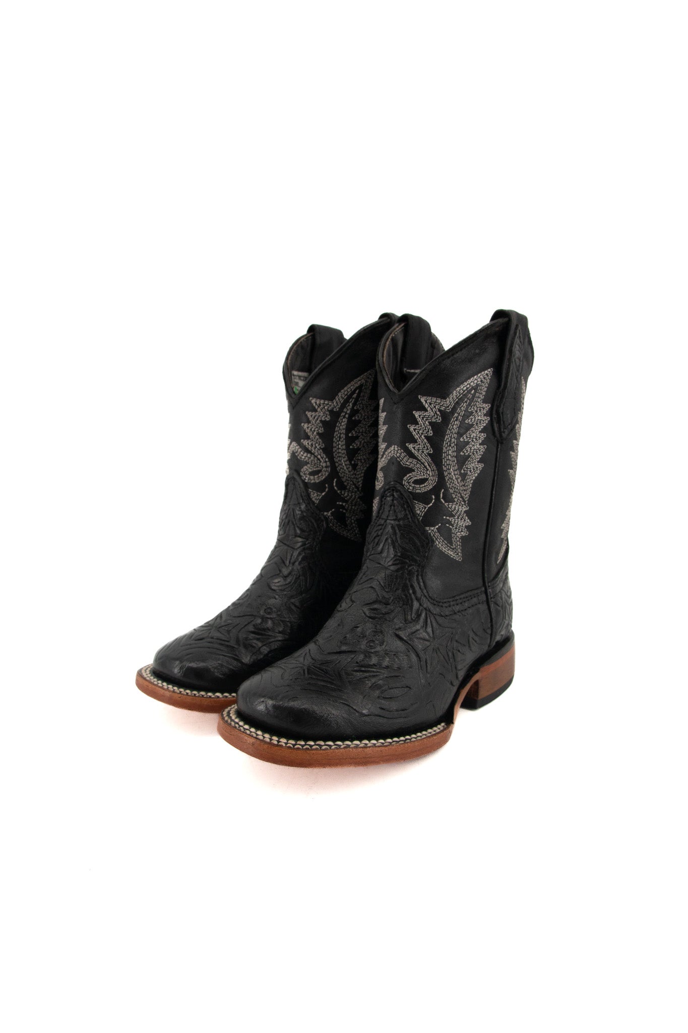 Little Hand Tooled Star Kids Boot