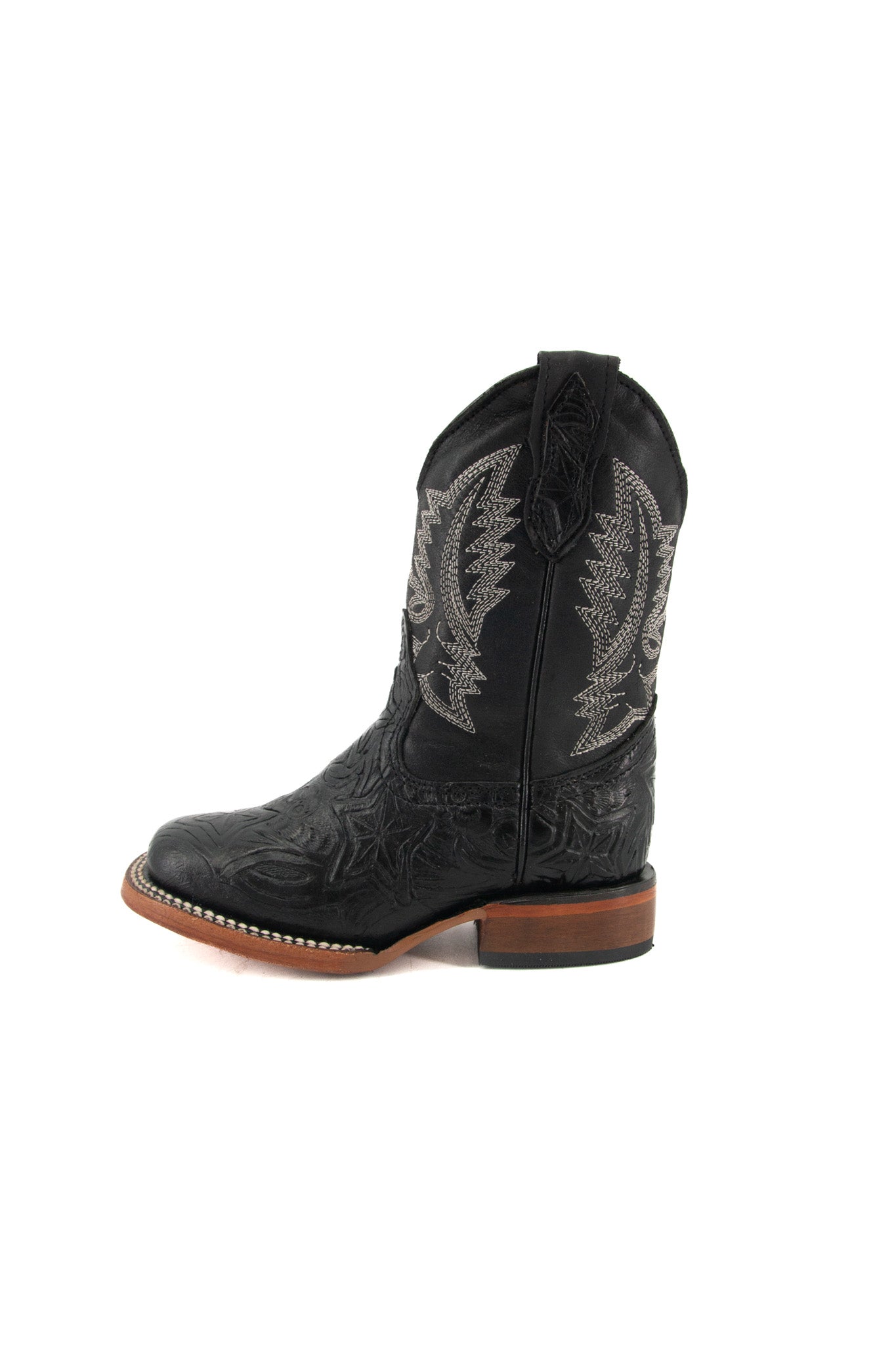 Little Hand Tooled Star Kids Boot