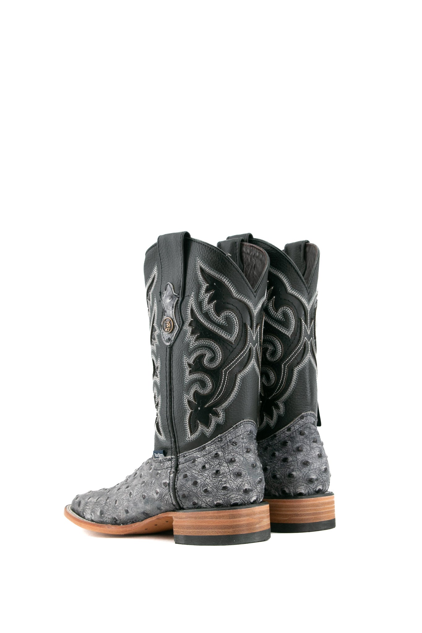 Ostrich Matte Rustic Square Toe Cowboy Boot FINAL SALE