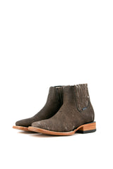 Women's Cowhide Square Toe Ankle Boot Size 5 Box HW20