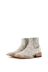 Women's Cowhide Square Toe Ankle Boot Size 5 Box HW19