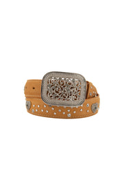 Rhinestones Heart Women Belts