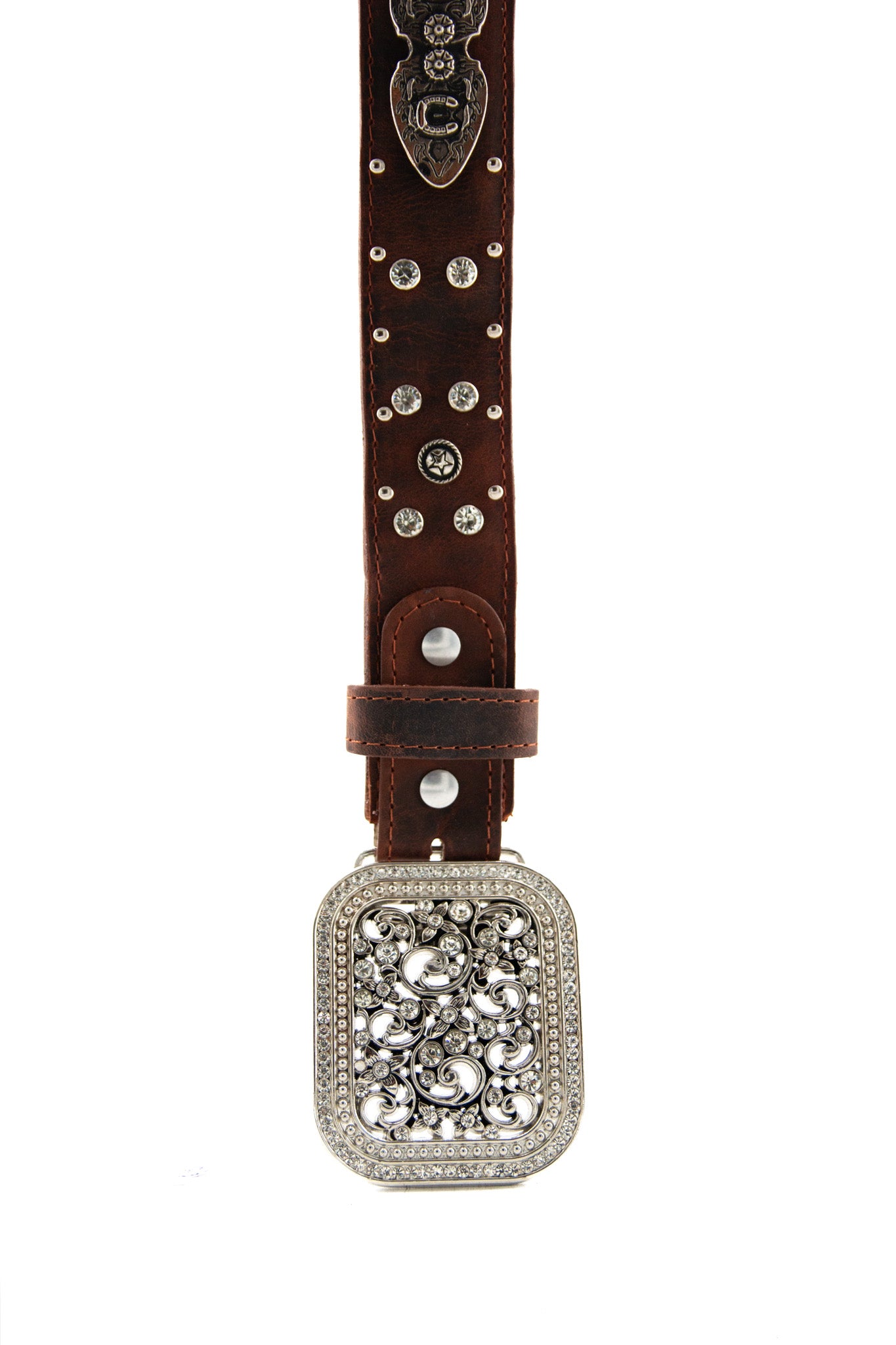 Lisa Square Rhinestone Belt