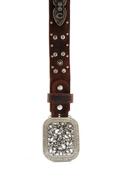 Lisa Square Rhinestone Belt