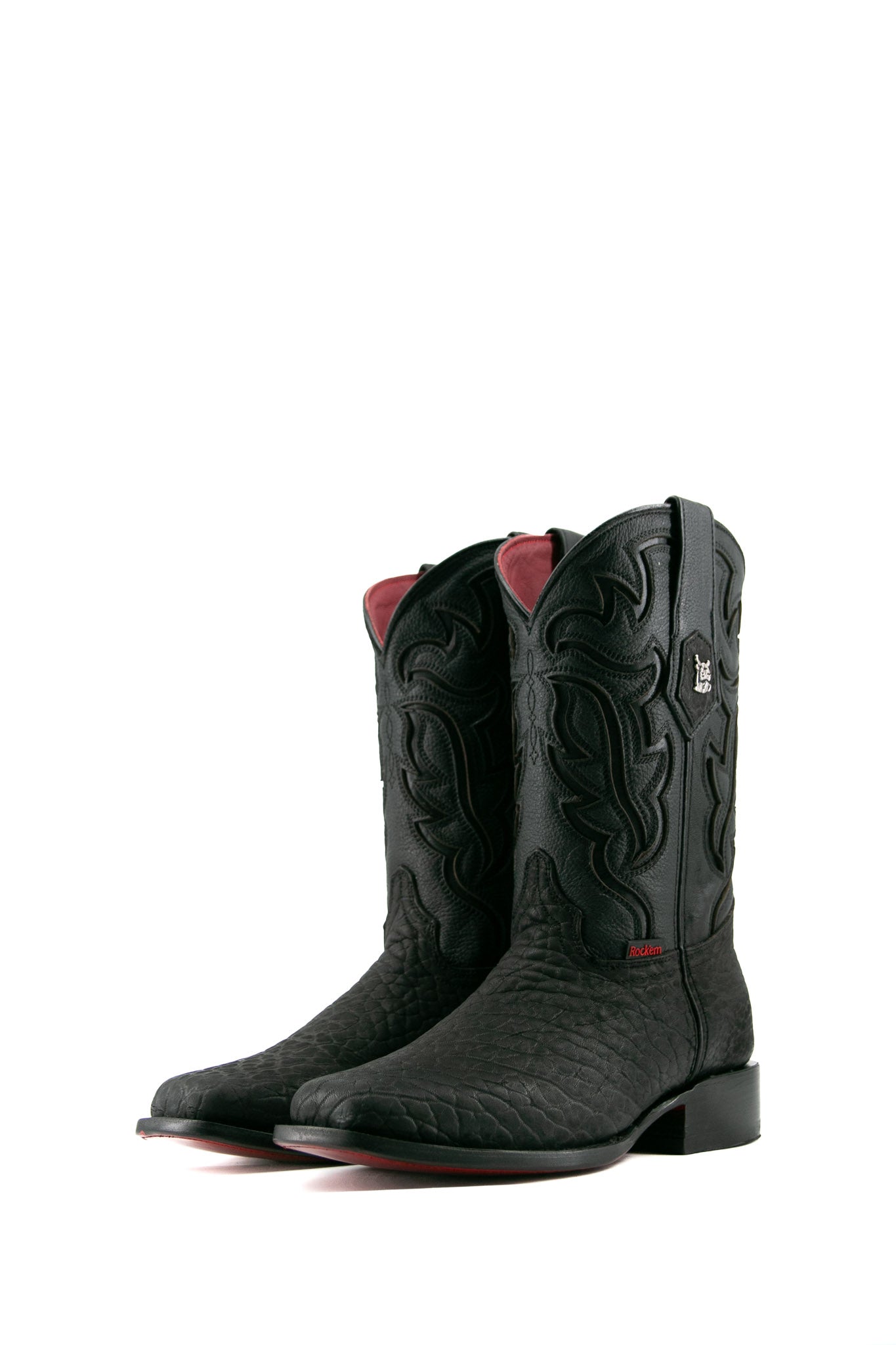 Rock'em Bullneck Red Bottom Rodeo Cowboy Boot