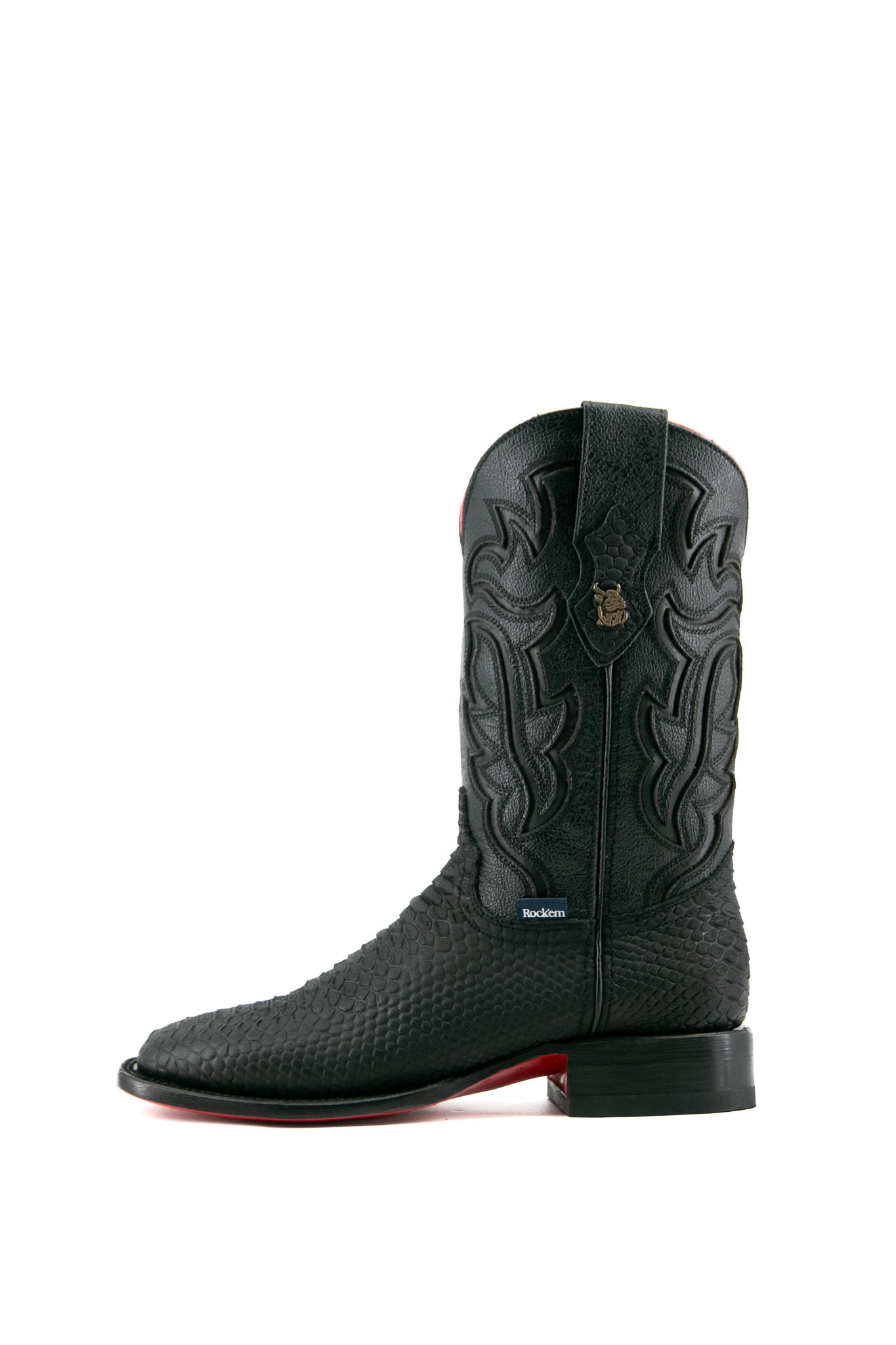 Bruce Python Red Bottom Square Toe Cowboy Boot