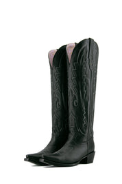 Raven Tall Snip Toe Cowgirl Boot