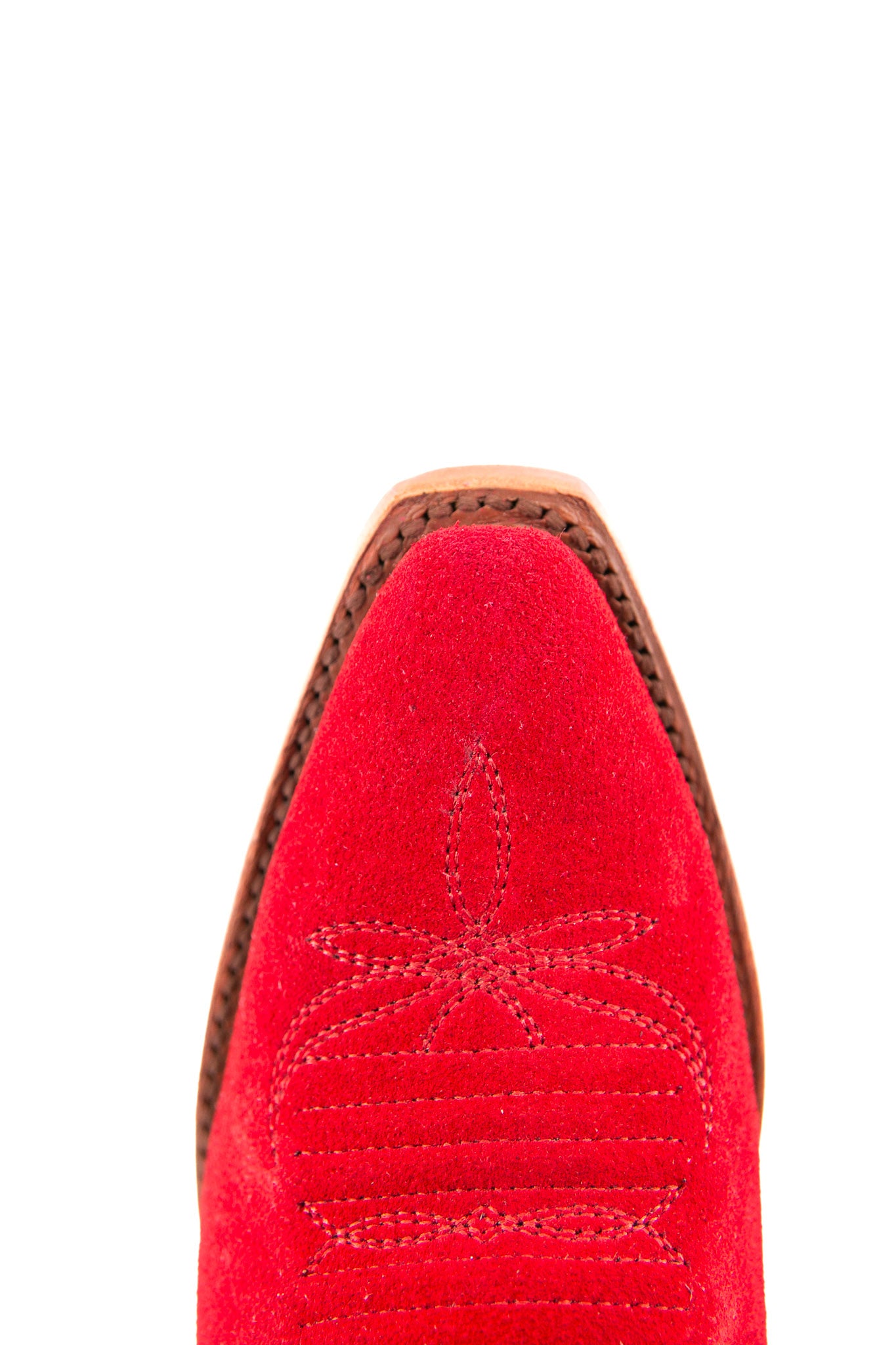 Georgina Suede Tall Red Bottom Snip Toe Cowgirl Boot – Rock'Em