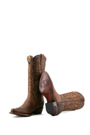 Little Alexa Tall Snip Toe Cowgirl Boot