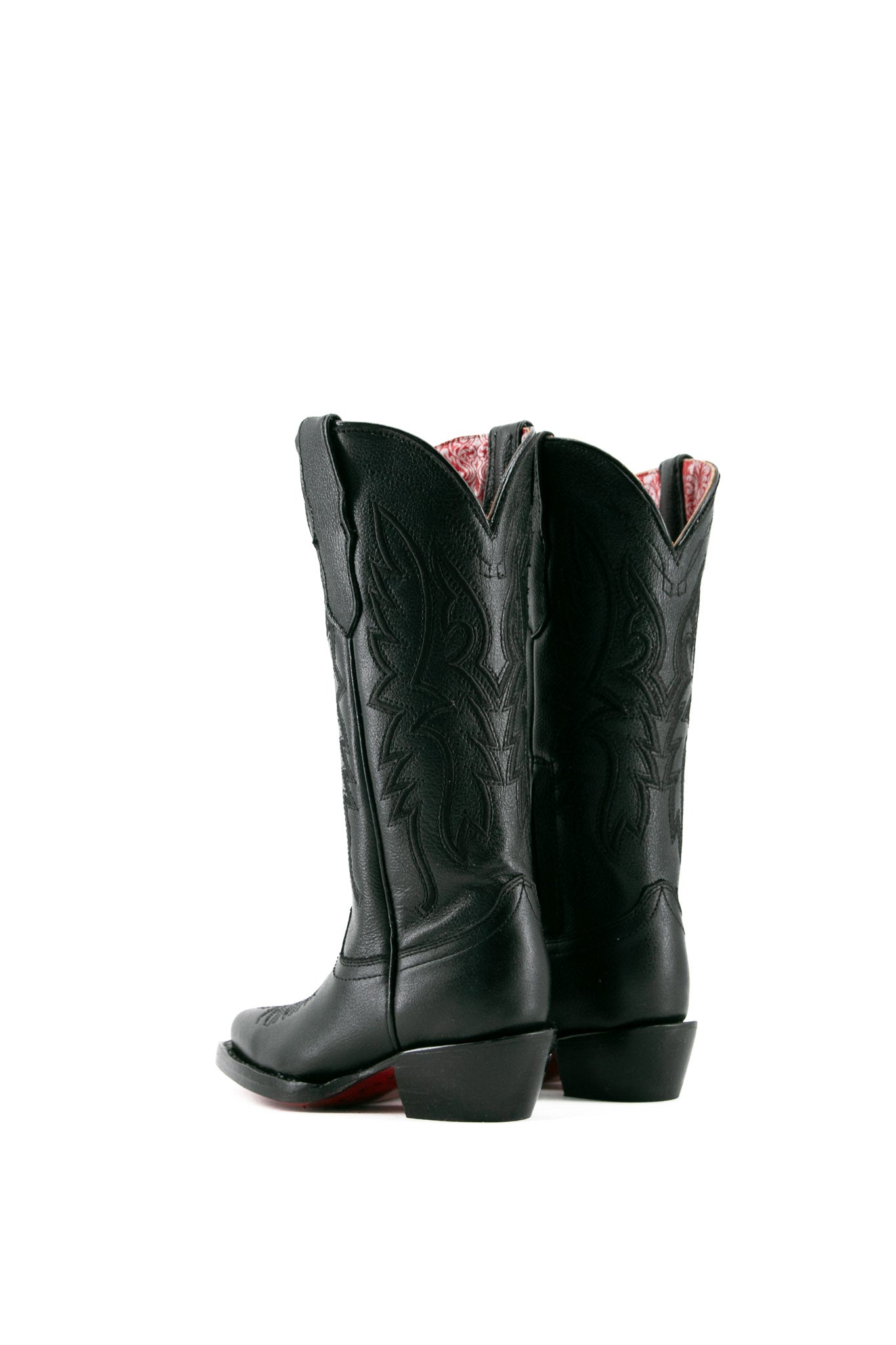 Little Alexa Tall Red Bottom Snip Toe Cowgirl Boot