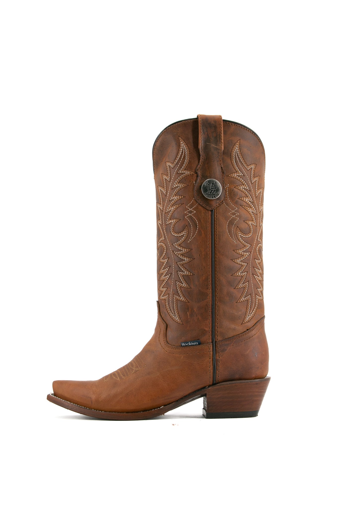 Bailey Ebano Snip Toe Cowgirl Boot