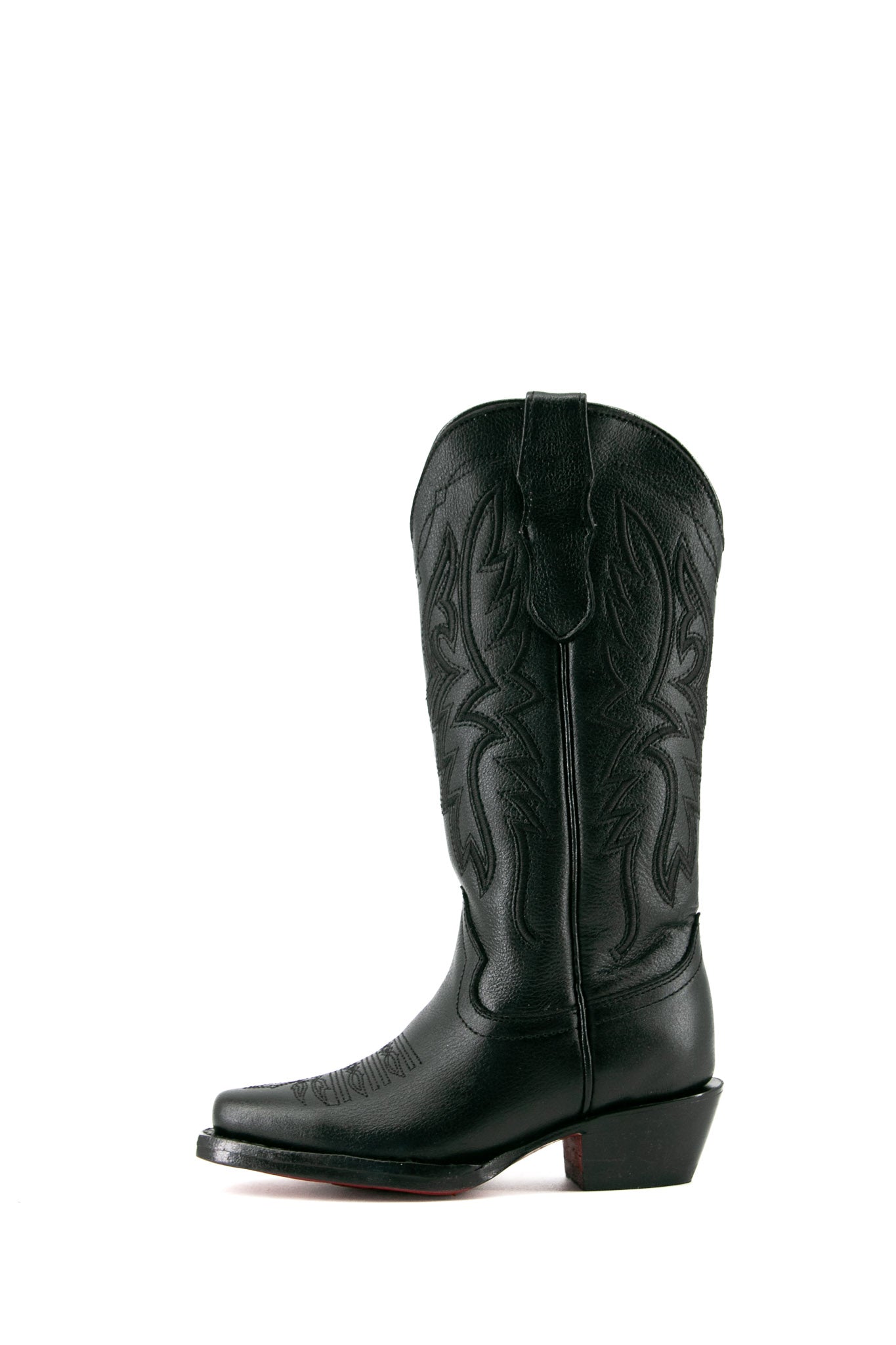 Little Alexa Tall Red Bottom Snip Toe Cowgirl Boot