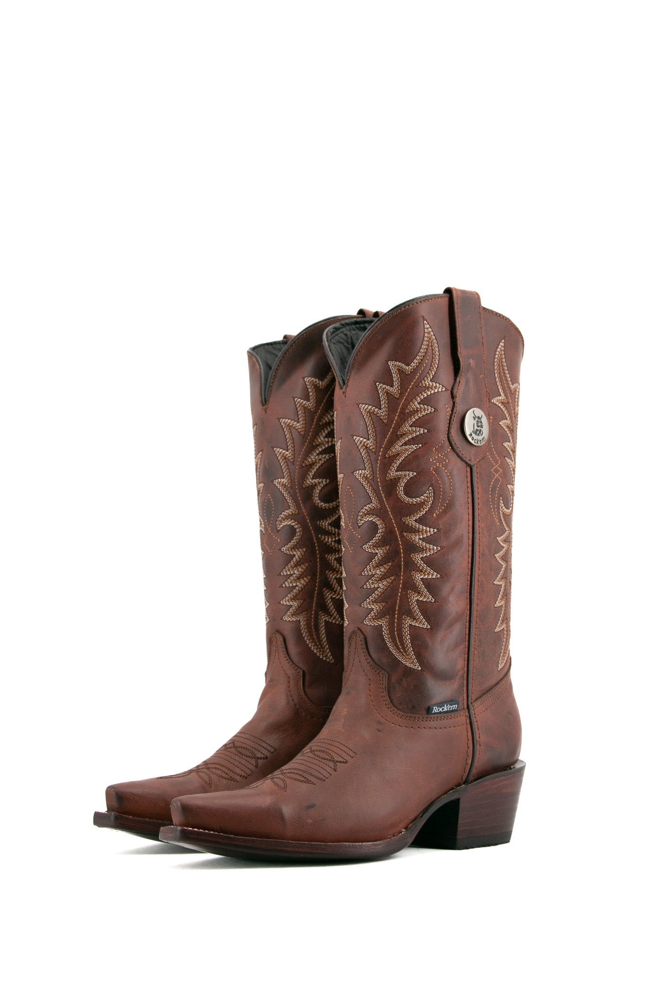 Bailey Ebano Snip Toe Cowgirl Boot