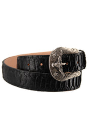 Python Longhorn X Buckle Cowboy Belt