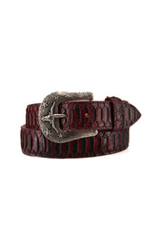 Python Longhorn X Buckle Cowboy Belt