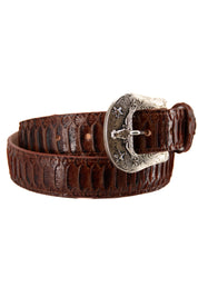 Python Longhorn X Buckle Cowboy Belt