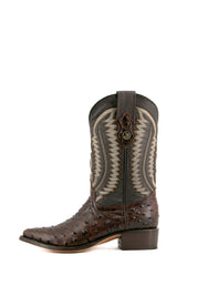 Ostrich Ranch Snip Toe Cowboy Boot