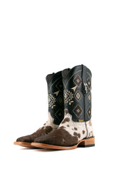 Men's Cowhide Square Toe Cowboy Boot Size 7 Box IM20 FINAL SALE