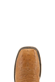 Smooth Ostrich Square Toe Exotic Cowboy Boot