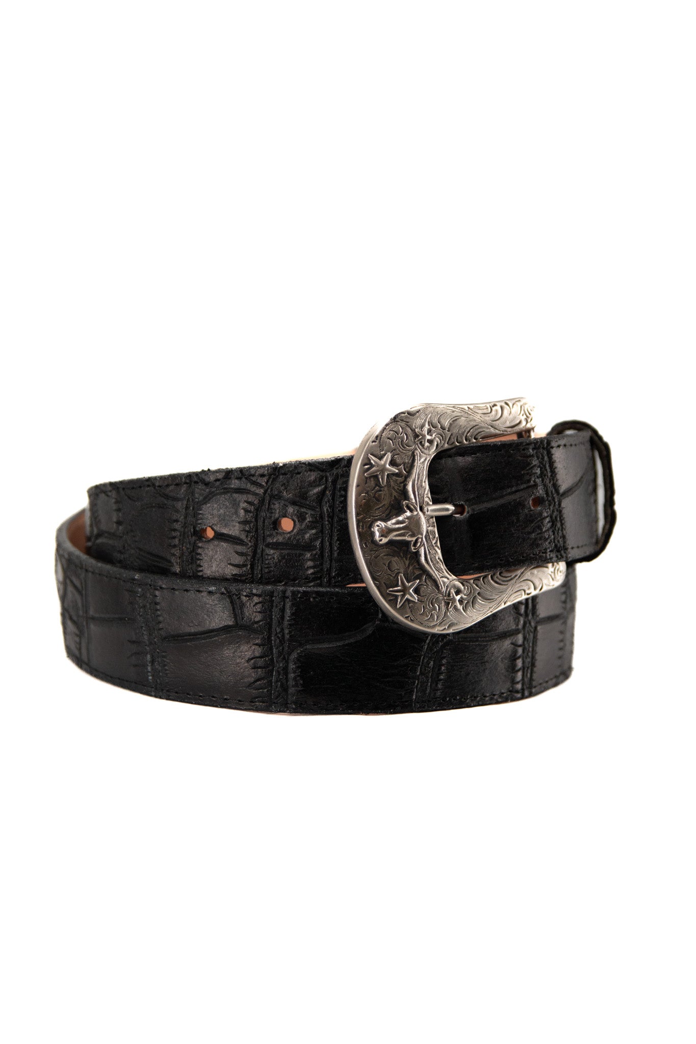 American Alligator Cowboy Belt