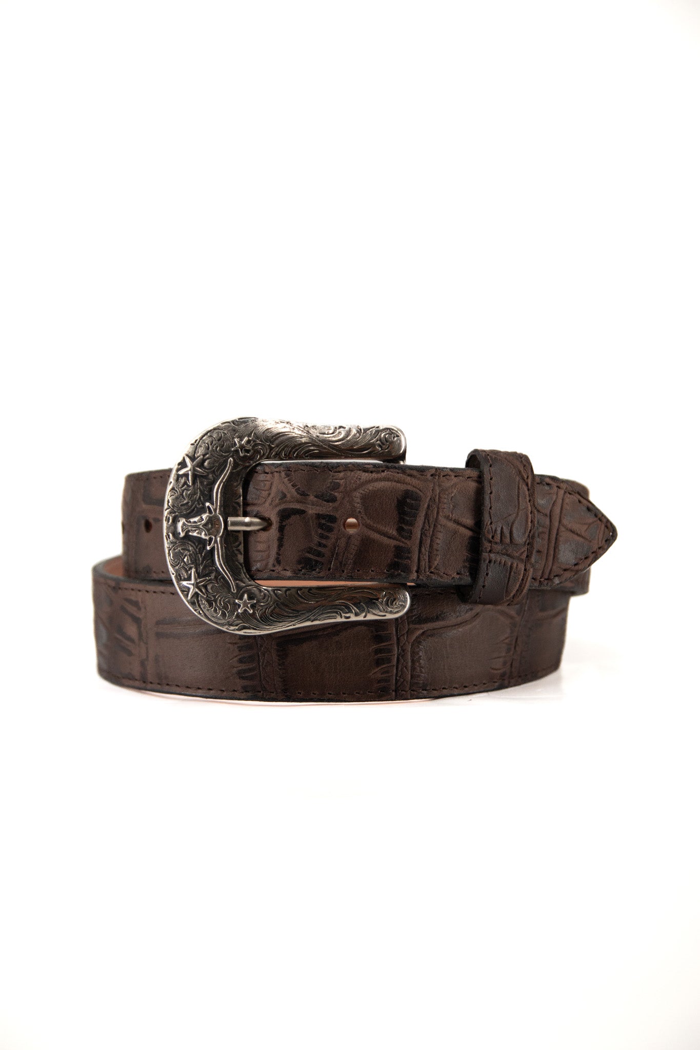 American Alligator Cowboy Belt