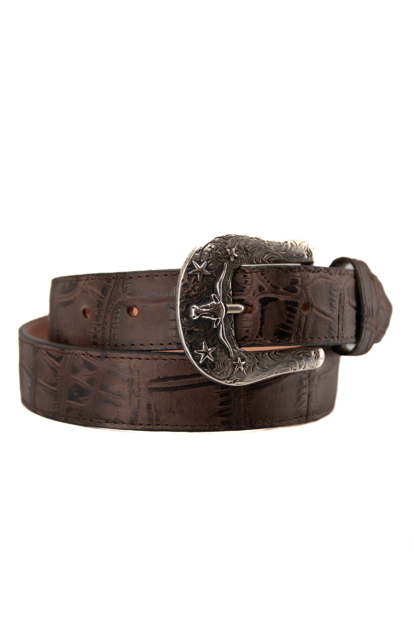 American Alligator Cowboy Belt