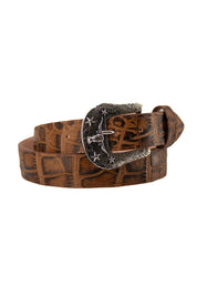 American Alligator Cowboy Belt