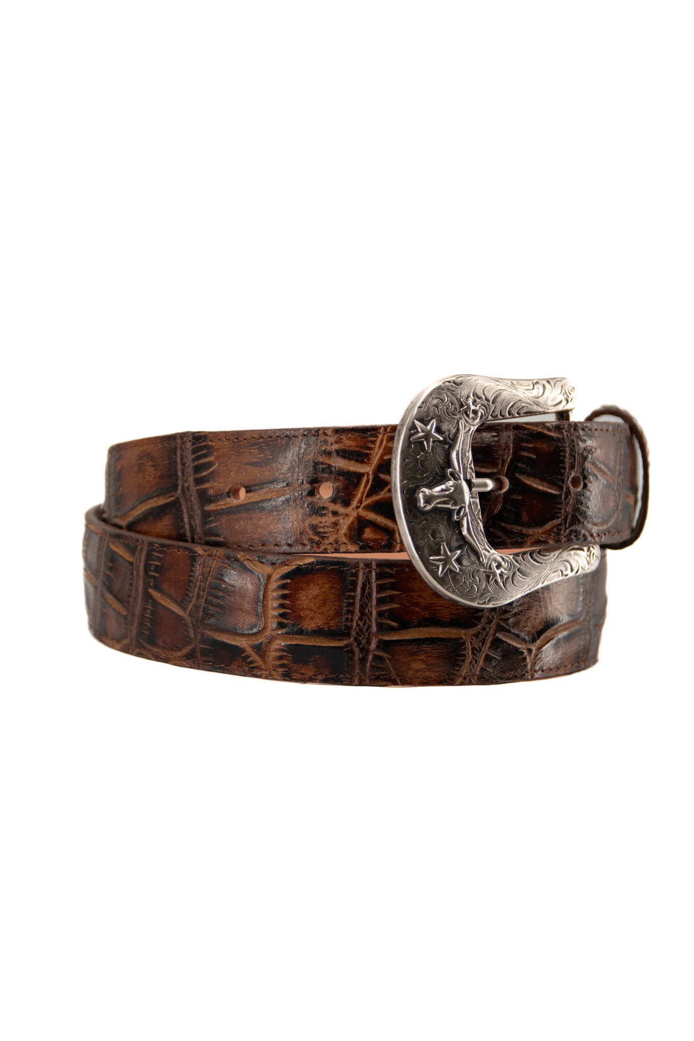 American Alligator Cowboy Belt