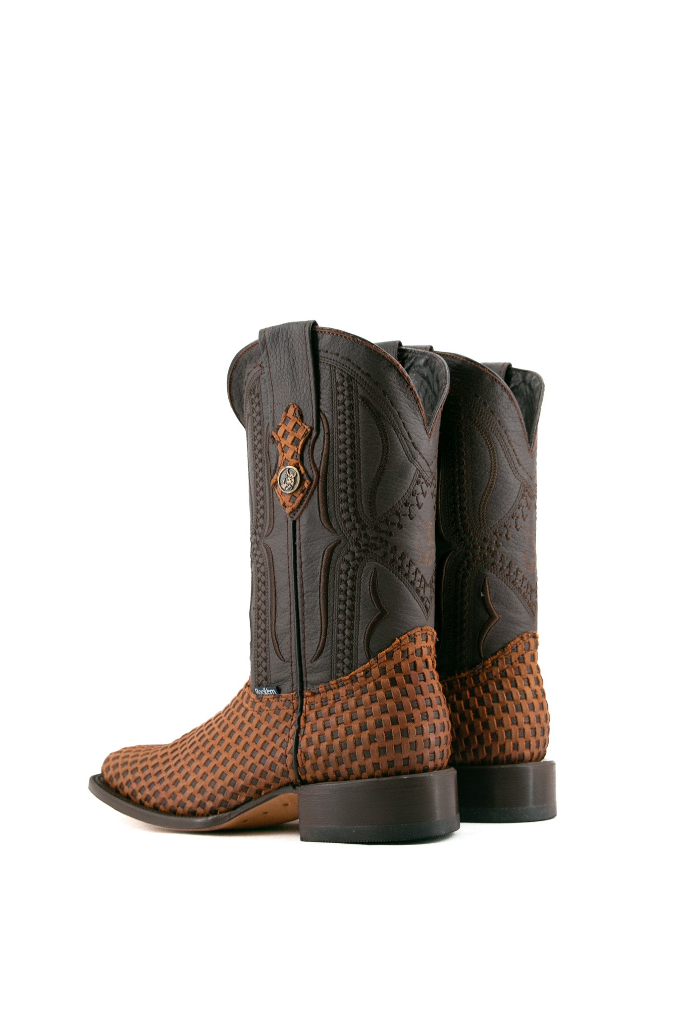 Woven Renegade Rodeo Toe Cowboy Boot