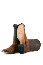 Woven Renegade Rodeo Toe Cowboy Boot