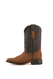 Woven Renegade Rodeo Toe Cowboy Boot