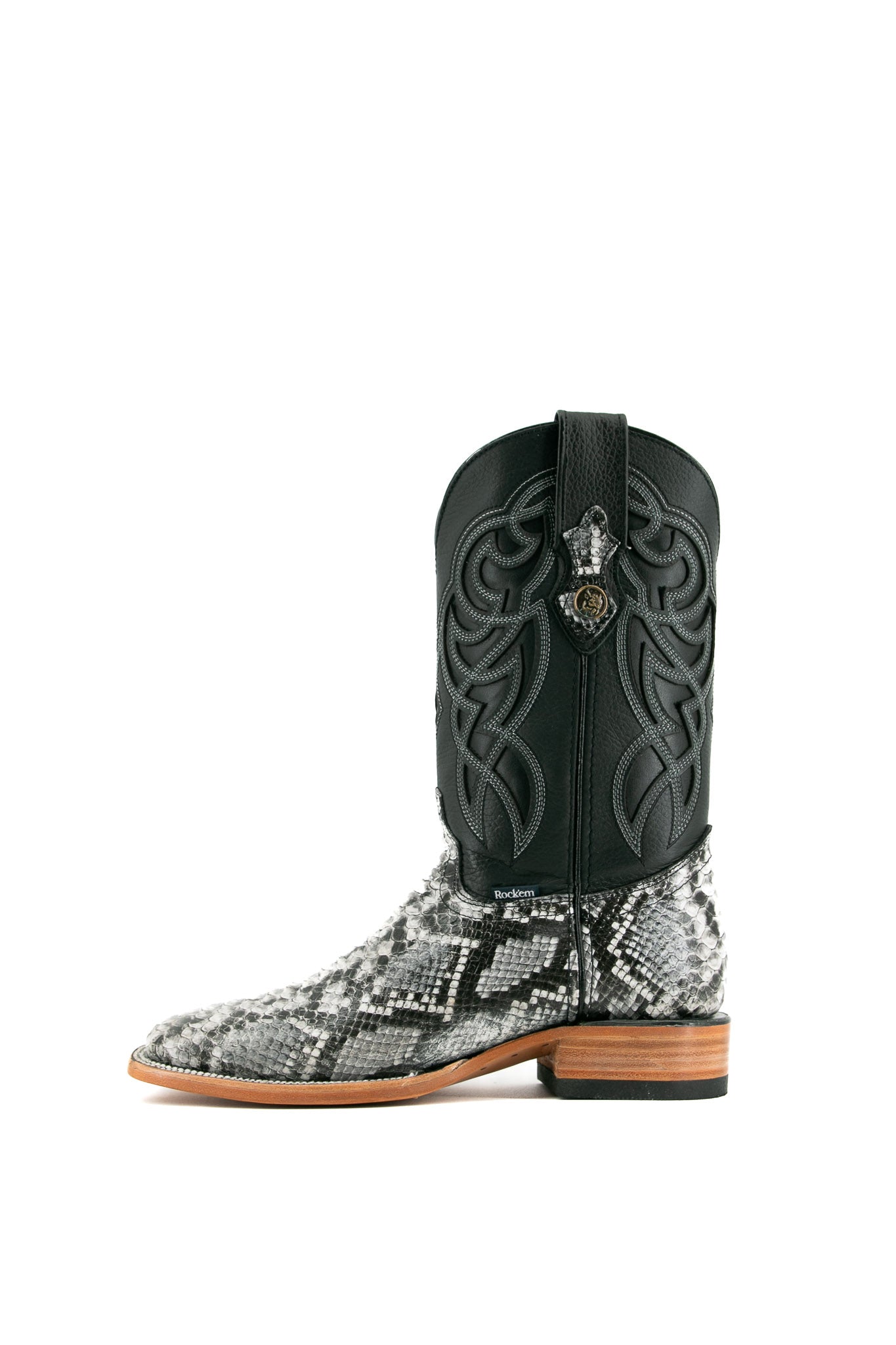 Python Square Toe Cowboy Boot