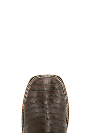 Caiman Belly Square Toe Cowboy Boot