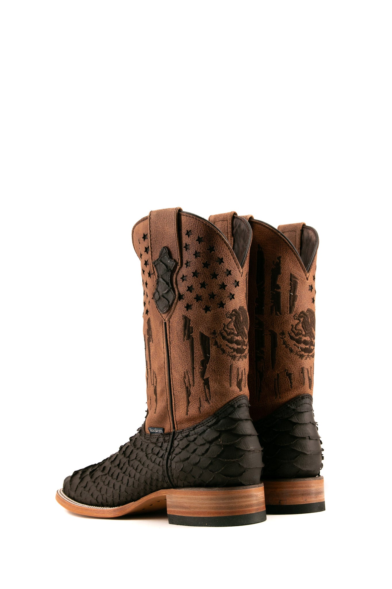 Blaze Python Matte Square Toe Cowboy Boot