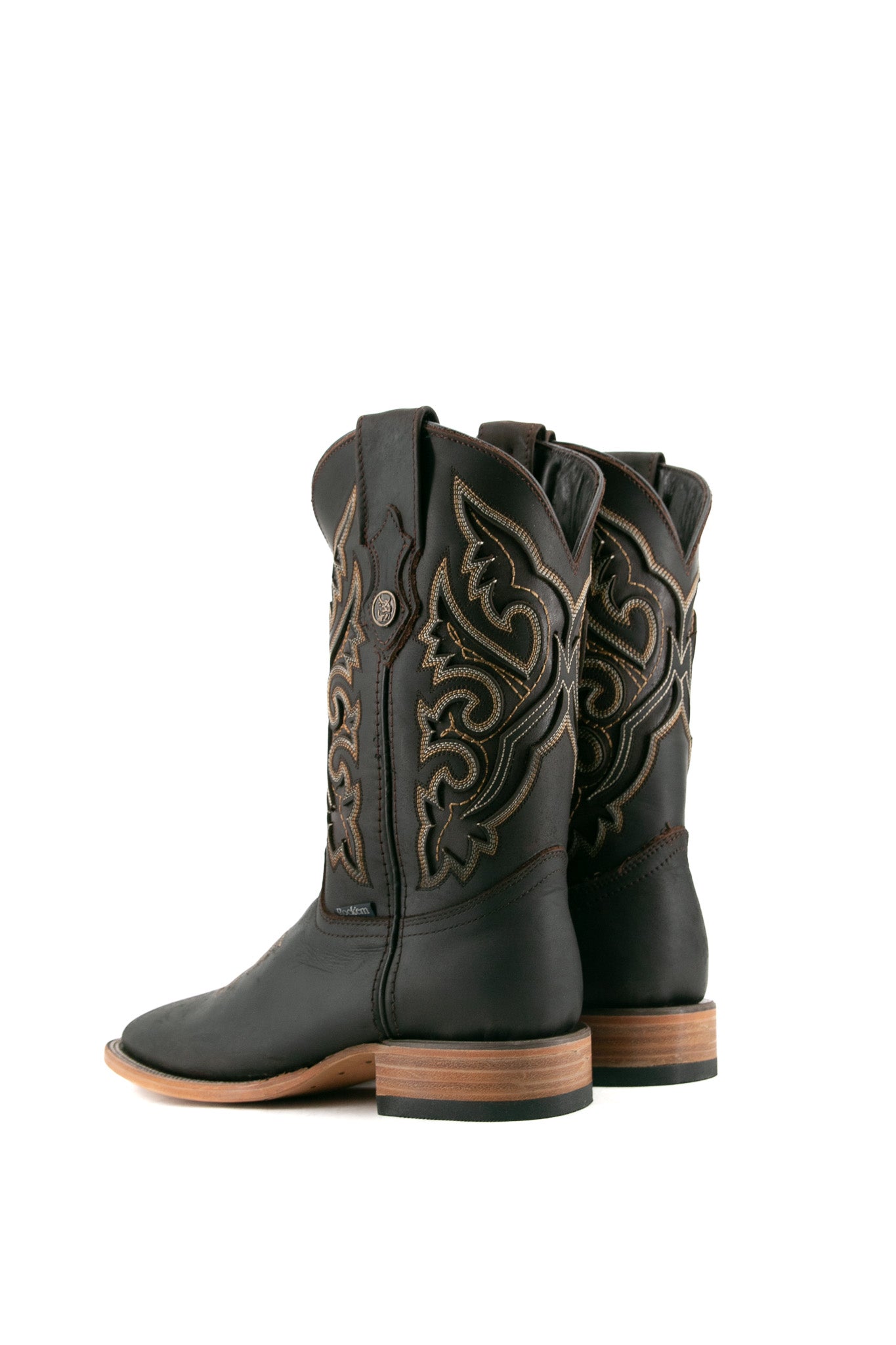 Ranch Hand Rumble Brown Square Toe Cowboy Boot