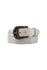 Ostrich Ranch Cowboy Belt