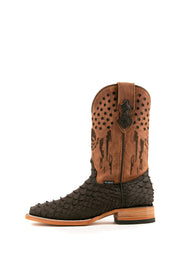 Blaze Python Matte Square Toe Cowboy Boot