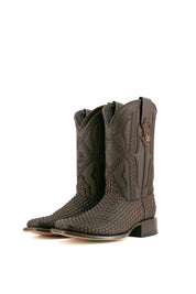 Woven Renegade Rodeo Toe Cowboy Boot