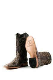 Python Square Toe Cowboy Boot