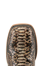 Python Square Toe Cowboy Boot