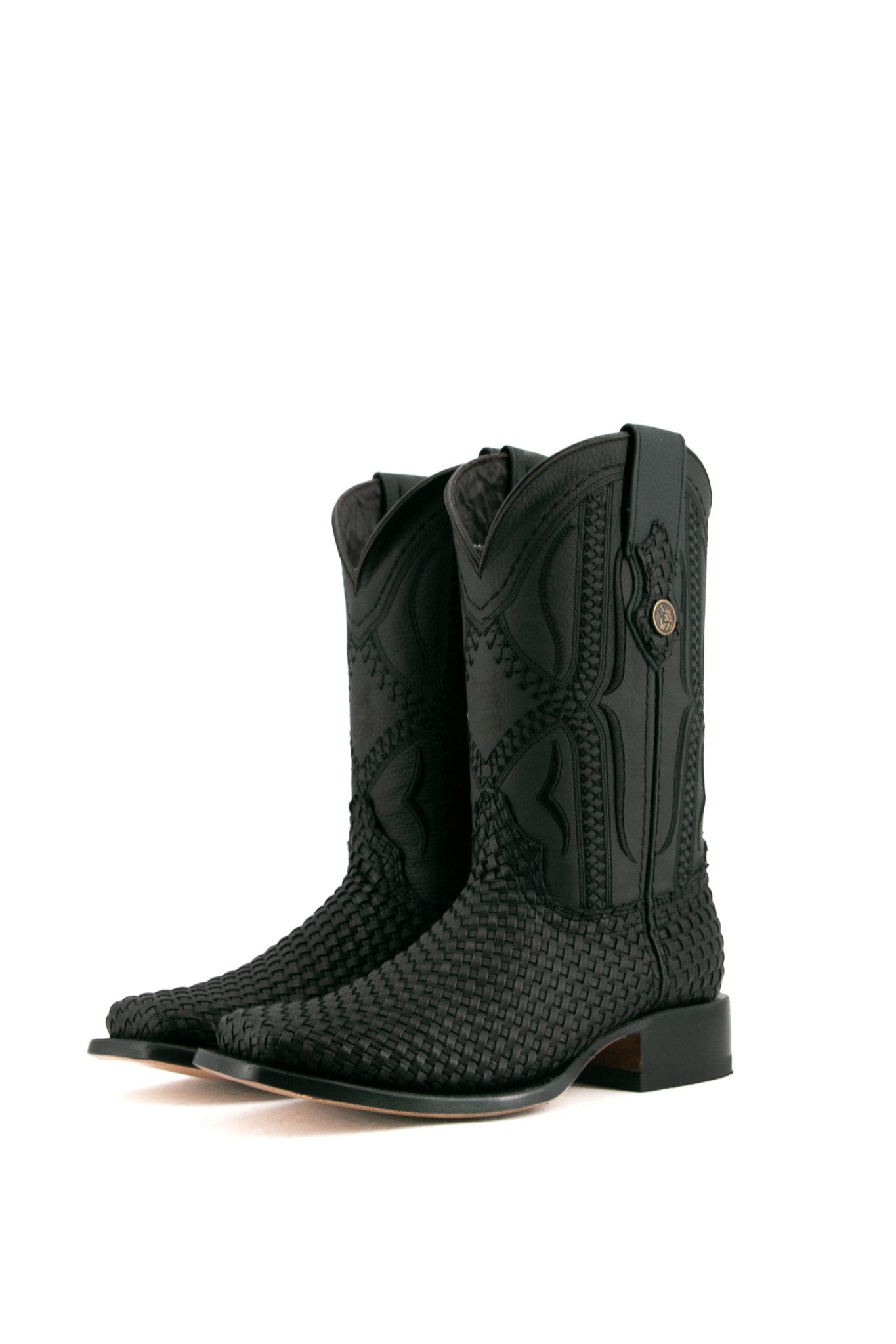 Woven Renegade Rodeo Toe Cowboy Boot