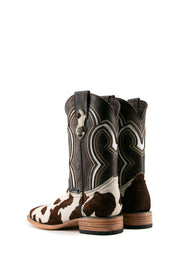 Rock'em Genuine Cowhide Square Toe Cowboy Boot