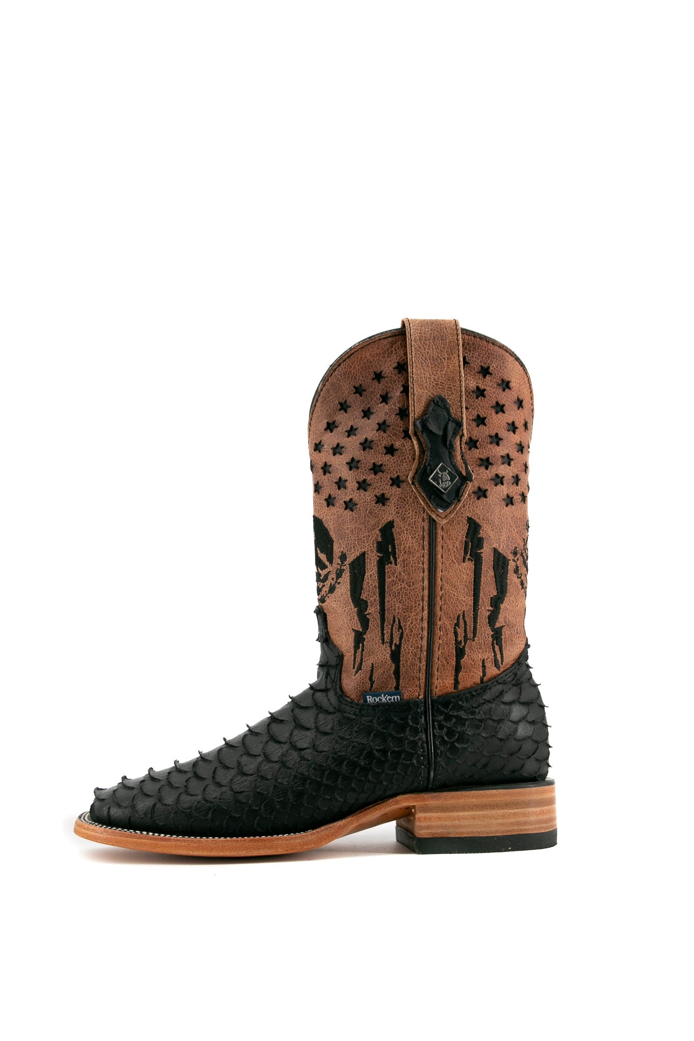 Blaze Python Matte Square Toe Cowboy Boot